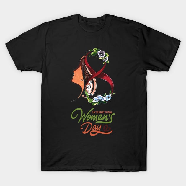 International Women's Day 2023, Embrace Equity Happy Women's Day T-Shirt by Magnificent Butterfly